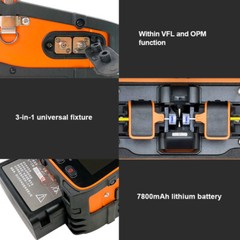 SIGNAL FIRE Optical Fiber Fusion Splicer AI-9 Core Alignment 6 motors + tool kit