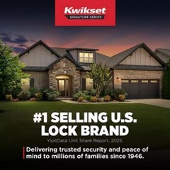 Kwikset Hancock Keyed Entry Door SmartKey Venetian Bronze / Satin Nickel No Key