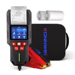 KONNWEI Car Battery Tester with Printer, 12V 24V Automotive Battery Load Test…