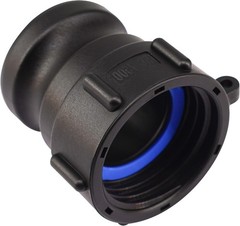 2″ IBC Tote Adapter – Coarse Thread x Male Camlock Fitting with Gasket Seal
