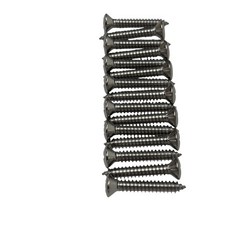 Sheet Metal Screws 1/4 in x 1-1/2 in Stainless Oval Head Phillips Drive 15 Pack