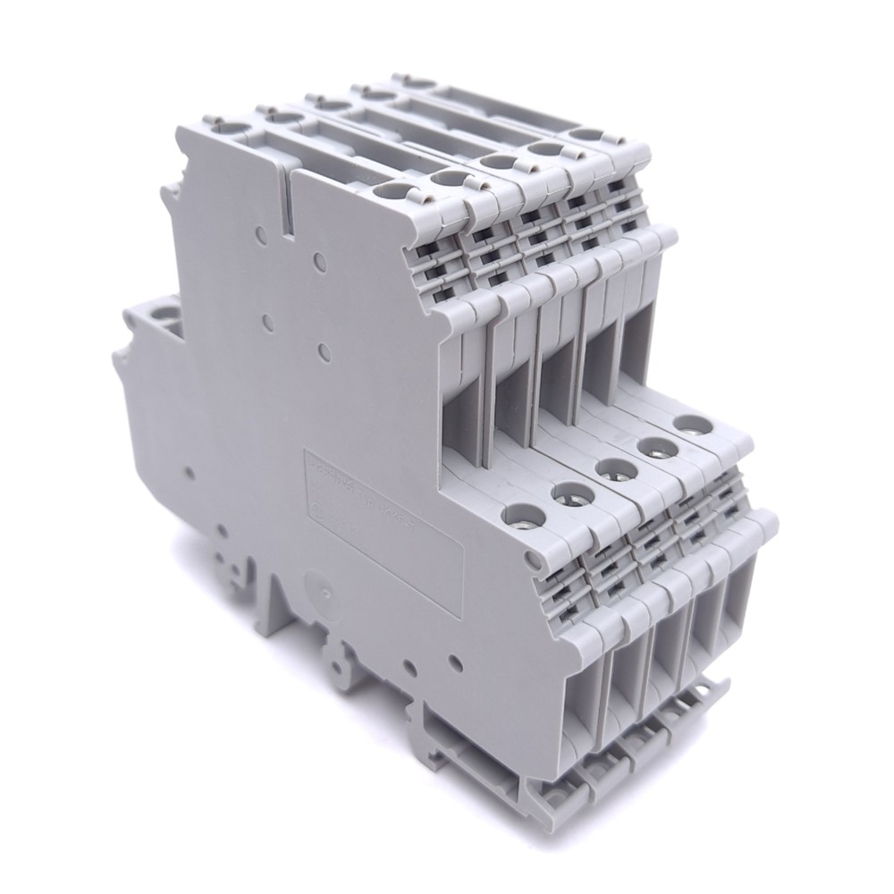 Lot of 5 Phoenix Contact UKK 5-TG 3007042 Disconnect Terminal Block, 2-Level