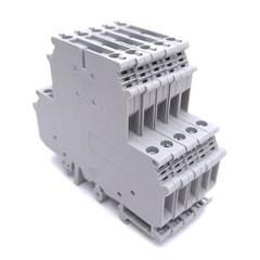 Lot of 5 Phoenix Contact UKK 5-TG 3007042 Disconnect Terminal Block, 2-Level