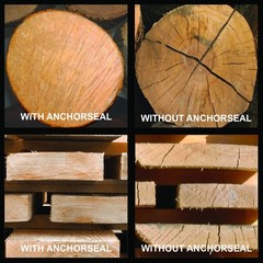 Log & Lumber end Grain Sealer – Prevents up to 90% of end Checks 1 Quart