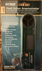 EXTECH AN25 / AN25- Heat Index Anemometer