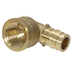 10 Pcs XFITTING 1/2 Pex A X 1/2 Female Elbow, Expansion FNPT Elbow, 201-2-1=10