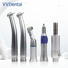 VVDental High/Low Speed Handpiece Kit E-generator LED Turbine 2/4Holes