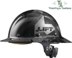 Lift Safety Dax Carbon Fiber Full Brim Hard Hat Black Camo- NEW