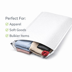 75 Expandable Poly Bubble Mailers # 2 8.5×11.25 4in Gusset 7/64 Padded