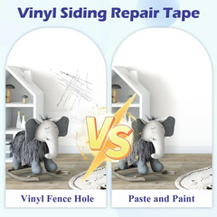 20PCS Vinyl Siding Repair Kit, Self-Adhesive Vinyl Siding and Fence Repair Tape