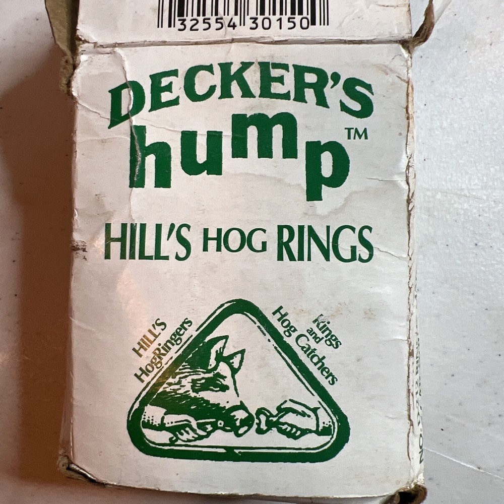 Decker’s Hump Hill’s Hog Pig Rings Pack of 89 Made in USA