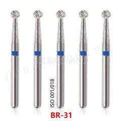 100 Types Dental FG Diamond Burs For High Speed Handpiece Friction Grip 50pcs