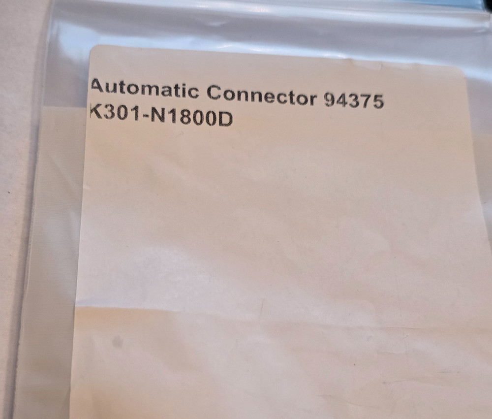 AUTOMATIC CONNECTOR 94375 K301-N1800D