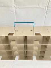 MARSH 16-Place Stainless Steel Freezer Storage Rack for Up To 5.25”x3.5”x2” Box
