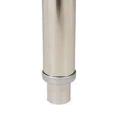 24×15″ Stainless Steel Prep Table w/Backsplash, Undershelf, 4 Casters, 440lb