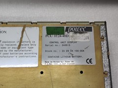 Powec PCU10.24-48D Control Unit Display ZU2304100-004
