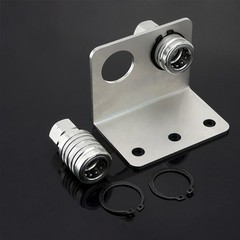 Hydraulic Quick Release Coupling Double Bracket Female 1/2” Body x 1/2” NPT