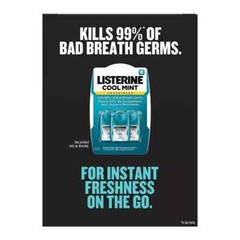 Listerine Cool Mint Pocketpaks Breath Strips, 6 pk./72 Strips 432 Count DEAL!!!