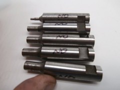 ROPER WHITHNEY Punch set lot 1/8 3/16 9/32 7/32 9/16 1/16 3/32 +5 unknown