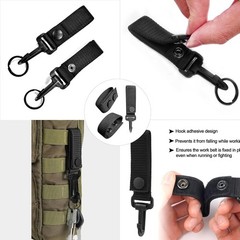 6Pcs Nylon Duty Belt Keepers for Duty Belt, Tactical Belt Loop Clip Molle Key Ho
