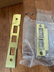 VTG NOS Russwin Elmhart 5048 Mortise door lock/cylinder/keys LH US3 mid century