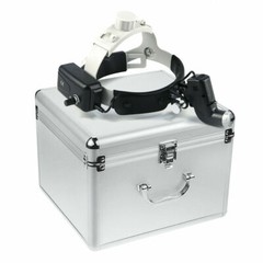 5W ENT Dental LED Headlight Adjustable High Intensity Black with Aluminum Box