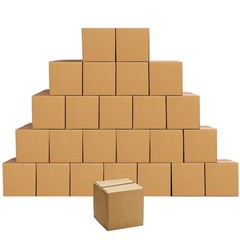 Cardboard Boxes 6 x 6 x 6 inches Small Shipping Boxes, 25 Pack