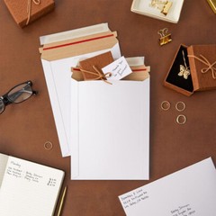 Rigid Flat Photo Mailer 6×8 9×11.5 Document Envelopes Cardboard Self Seal 350GSM