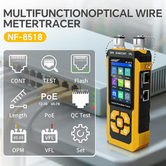 NF-8518 Network Cable Tester & Optical Power Meter for Ethernet & Fiber Optics