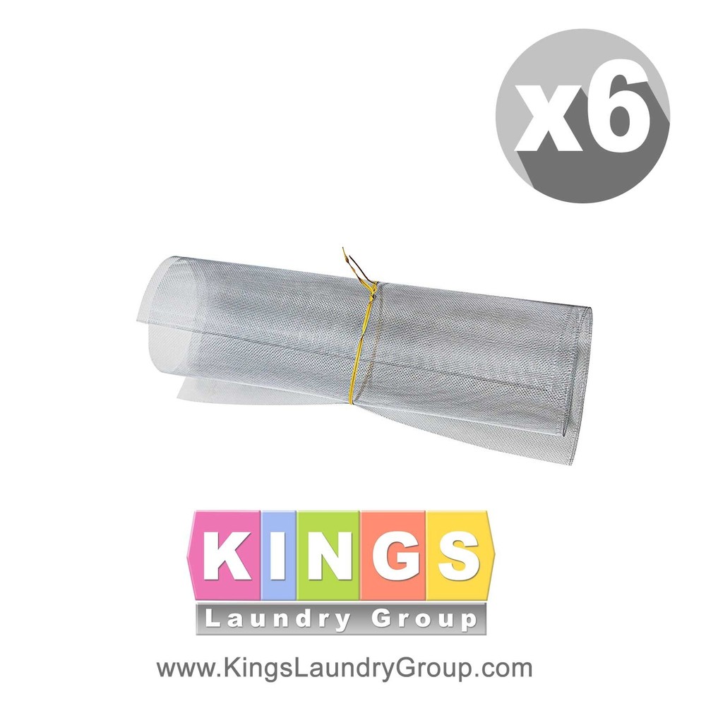 6pcs 18″ x 30″metal Lint Screen For Dexter 30lb Stack Dryer 9555-057-002
