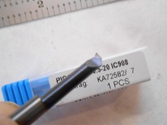 NEW ISCAR GERMANY SOLID CARBIDE BORING BAR 5MM MIN. BORE X 19MM MAX BORE DEPTH