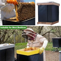Bee Hive Wrap for Winter,3 Layers 600D Oxford Cloth Bee Box Comfort Protectiv…