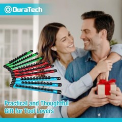 DURATECH 9PCS ALUMINUM MAGNETIC SOCKET ORGANIZER RAIL SET Socket Holder 96 Clips