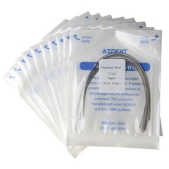 10X AZDENT Dental Stainless Steel Rectangular Arch Wires Nature Form / Oval Form