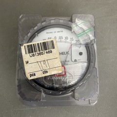 Dwyer Instruments 2300-0 Dwyer Magnehelic Pressure Gauge, 0.25In To 0 To 0.25In