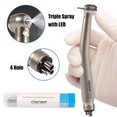 NSK Style Dental Fiber Optic LED E-generator high speed handpiece 4HOLE SDM