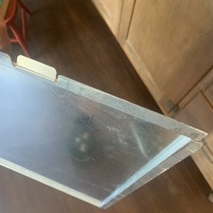 HVAC PANEL PAN 24 GAUGE GALVANIZED SHEET METAL 22.25 X 20.75 BENT EDGES CRAFTS