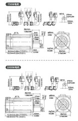 400W 600W 750W 1000W AC Servo Motor Driver CNC Controller Kit 3000rpm 220V New-