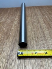 1″ OD X 12″ Annealed 304 Stainless Steel Tubing Welded Seam .930″ ID .035″ Wall