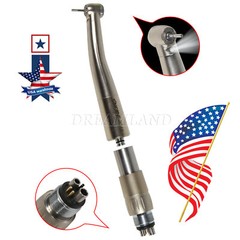 NSK Style Dental LED Fiber Optic High Speed Handpiece / With 6Hole Quick Coupler