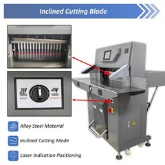 220V Commercial Electric Paper Cutter Hydraulic Paper Cutter 110V Heavy Duty Com
