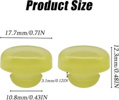 Brake Pedal Stop Pad Set Compatible with Versa Xterra Stanza 2 Style: four pcs