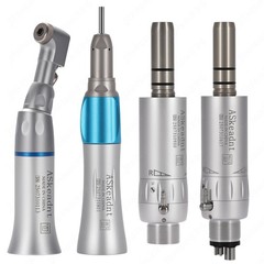 Dental Latch Slow Low Speed Handpiece Kit Contra Angle Air Motor E-type 2/4hole