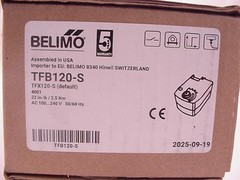 Belimo TFB120-S Actuator NEW Ships on the Same Day of the Purchase