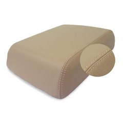 Beige Synthetic Leather Console Armrest Cover F250 99-09 Lobo 99-01 F25-9910