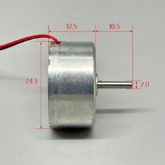 5/10Pcs RF-300CA RC-300 DC 3V 5V 6V 10300RPM 24mm Round Electric Motor 2mm Shaft