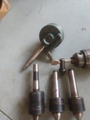 Lot of Live centers Jacobs Chuck turret tailstock MT2 Lathe South bend Atlas