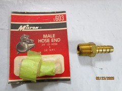Milton S-603 Milton Industries 3/8″ ID Male Hose End