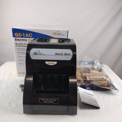 Royal Sovereign QS-1AC Quick Sort Electric Coin Sorter Machine Black