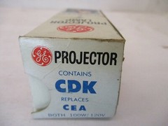 New Open Box Lot of 4 Pcs GE Projector Lamp CDK Replaces CEA 100W/120V A4026IPL